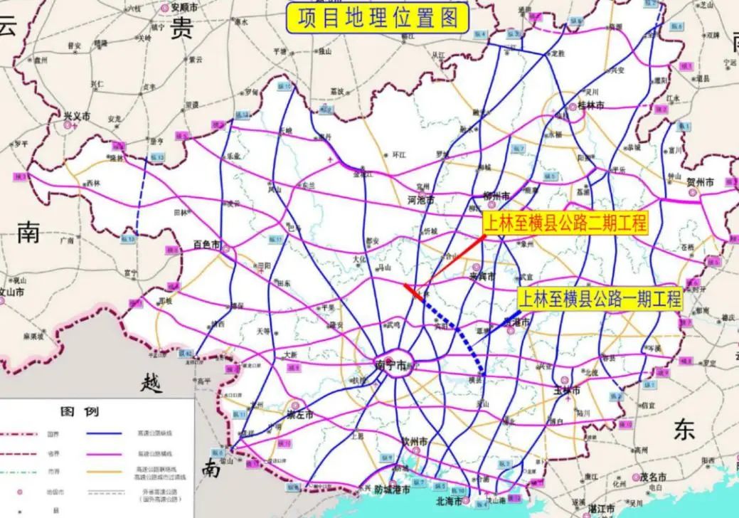 广西高速公路最新地图概览